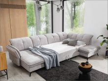 Piękny narożnik U do codziennego spania