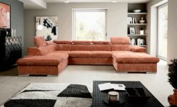 Modny naroznik w kształcie litery U z zagłówkami z funkcją spania