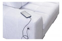 Narożnik U z funkcją spania z USB KIRIS 8 11