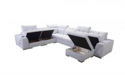 Narożnik U z funkcją spania z USB KIRIS 8 9