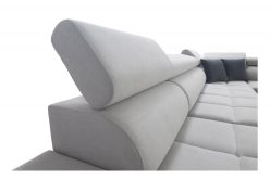 Narożnik U z funkcją spania z gniazkiem i barkiem MELLOW 4 MAXI 15