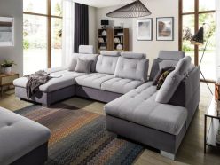 Narożnik U z regulowaną głębokością siedzisk