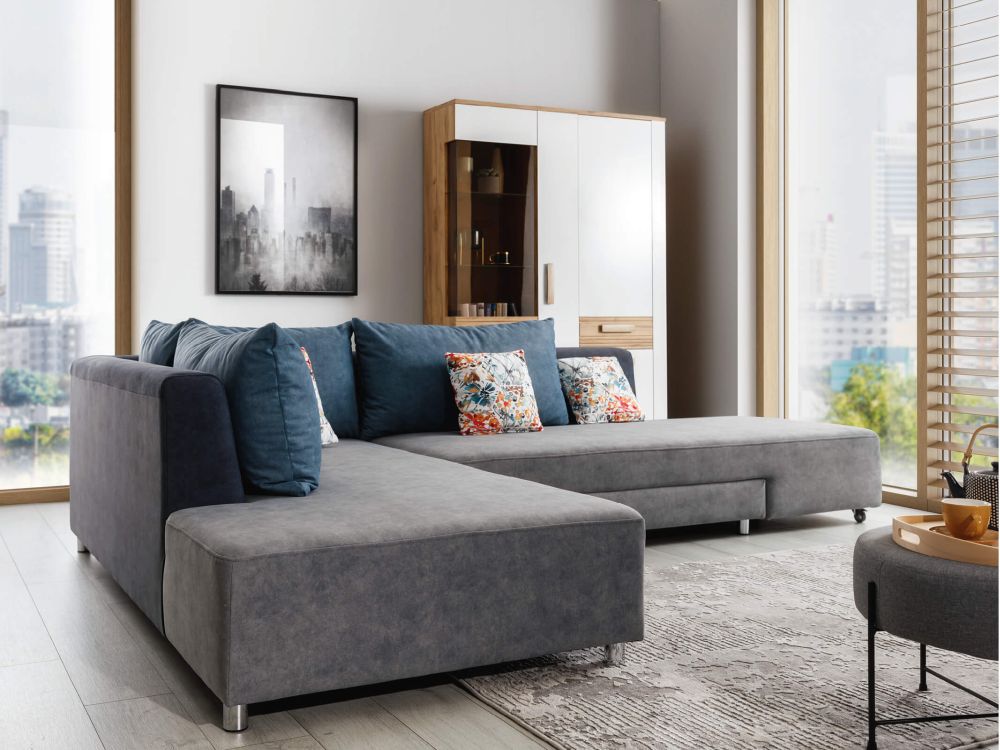 Wyjątkowy narożnik z bardzo dużą powierzchnią spania