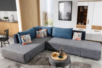 Niepowtarzalny narożnik z bardzo dużą powierzchnią spania