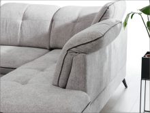 Narożnik U z funkcją spania regulacja podłokietników i zagłówków ASTURIA 5 6