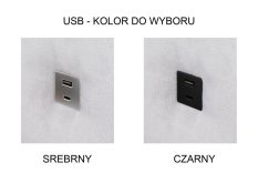 Narożnik z funkcją spania z USB KIRIS 3 16