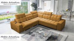 Narożnik z funkcją spania z USB KIRIS 3 5