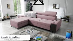 Narożnik z funkcją spania z barkiem i gniazkiem MELLOW 1 MINI 6