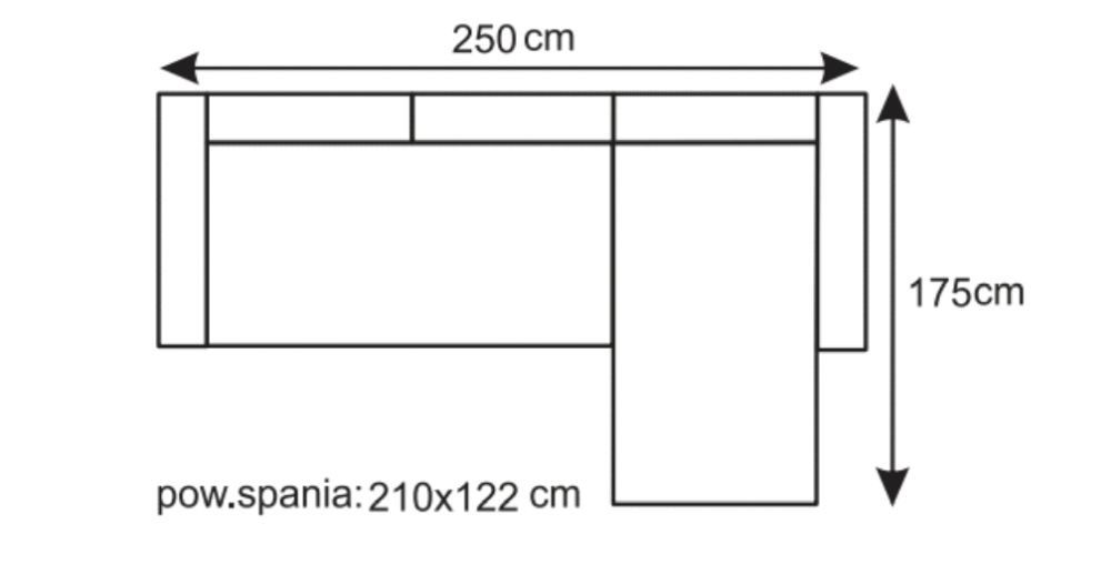 Narożnik z funkcją spania PAREO 2