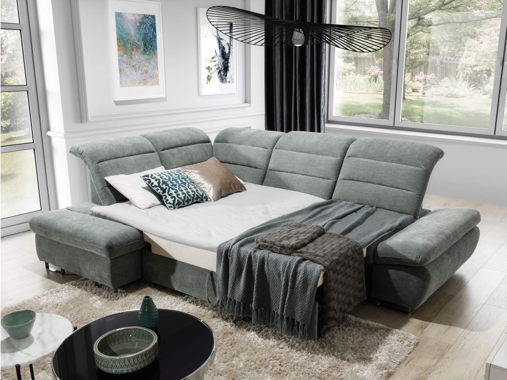 Narożnik z funkcją spania regulacja głębokości RAGUSSO L 1