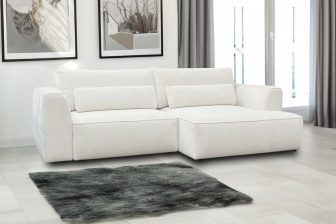 Komfortowy narożnik na sprężynach z funkcją spania