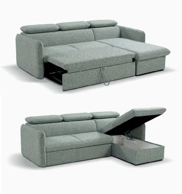 Narożnik z funkcją spania z zagłówkami SLEEP 1