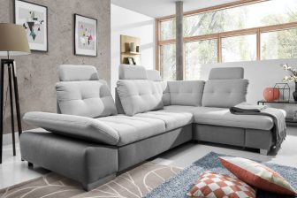 Narożnik z regulowaną głębokością oparć