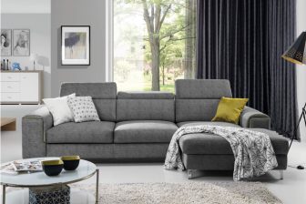 Modny narożnik zagłówki z regulacją