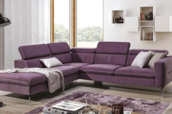 NOwoczesny narożnik z zagłówkami klasy premium