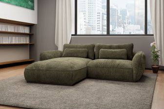 Rogóka rozkładana z miękkim oparciem i wygodnym siedziskiem