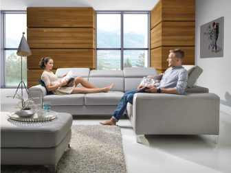 5 osobowy narożnik z zagłówkami