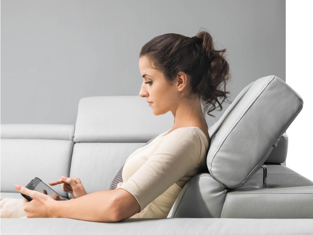 Rozkładany narożnik zagłówki z regulacją GEMMA M 1