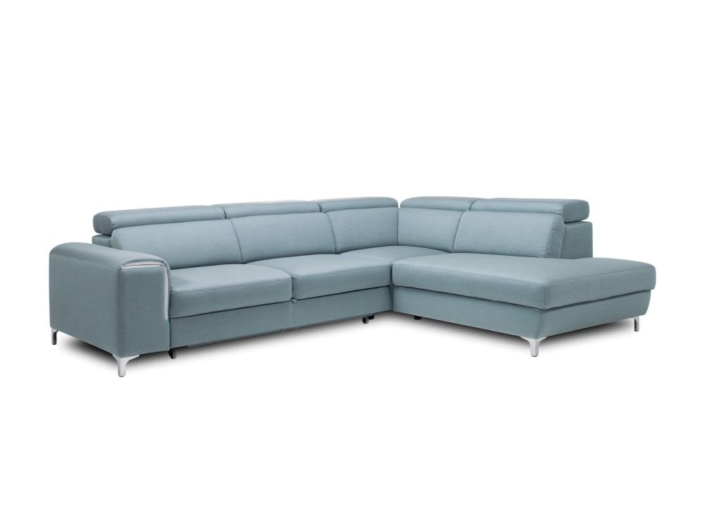 Rozkładany narożnik zintegrowane zagłówki GEMMA L 2