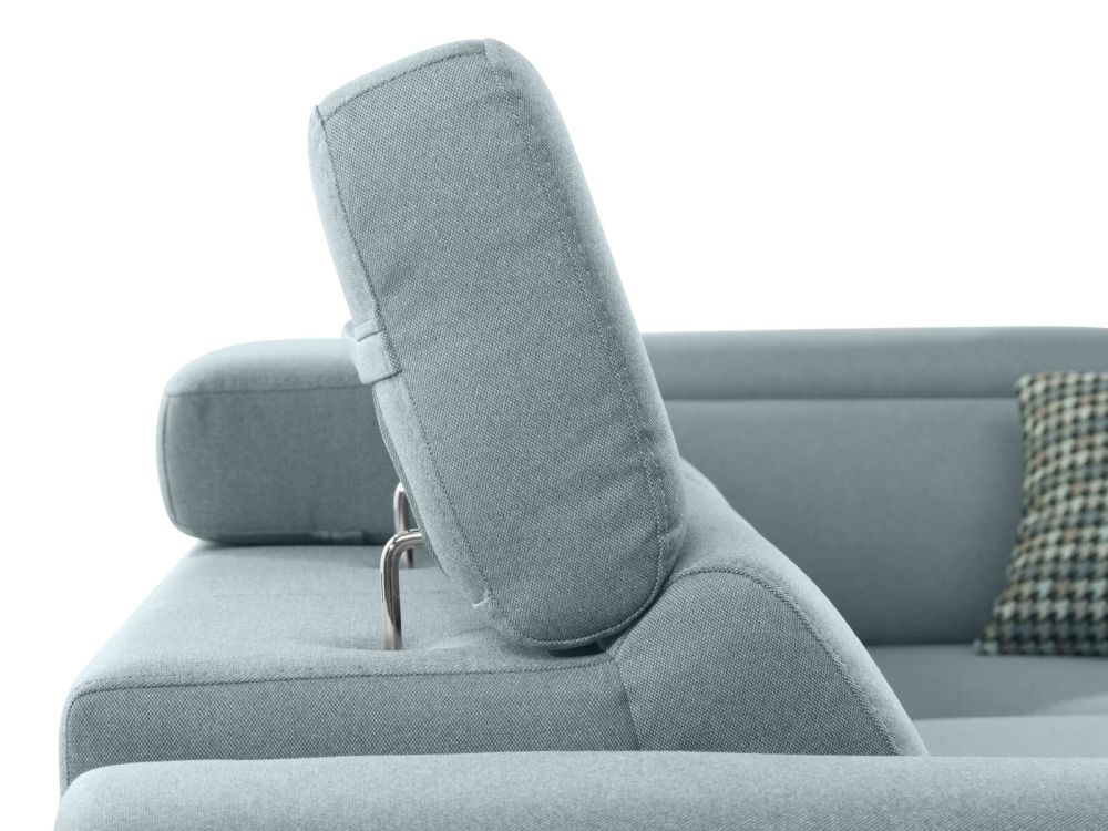 Rozkładany narożnik zintegrowane zagłówki GEMMA L 1