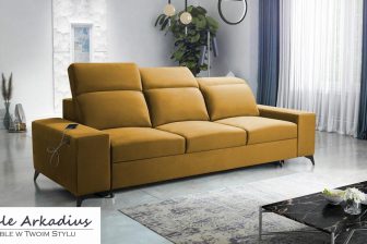 Sofa rozkładana z funkcją spania codziennego