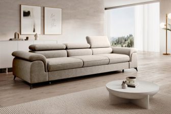 Duża sofa z materacem sprężynowym