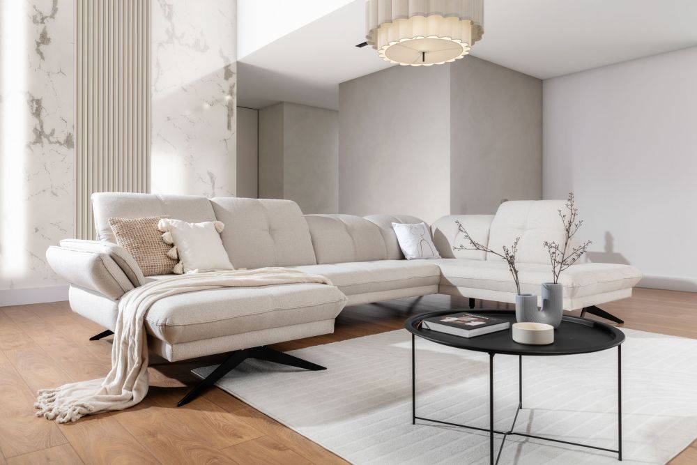 Ekskluzywna sofa w kształcie litery U