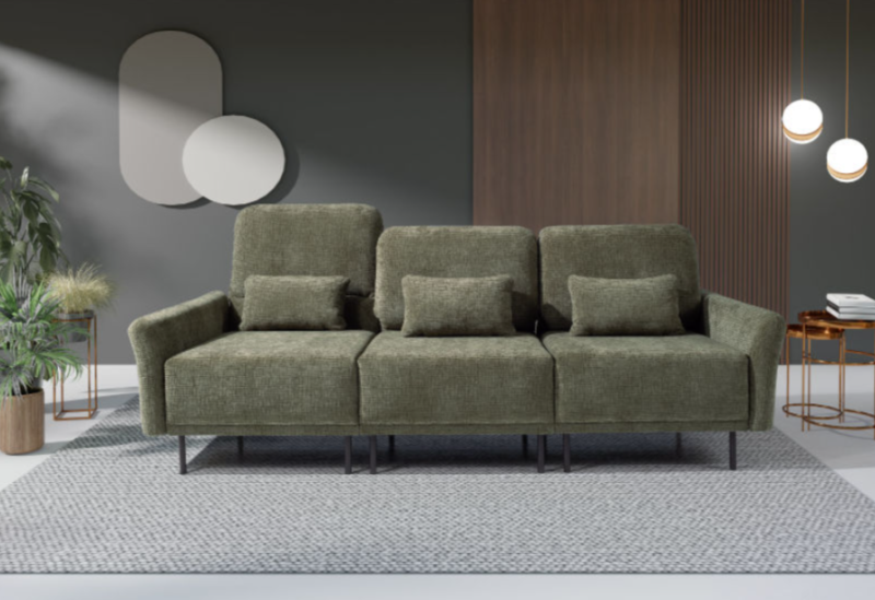 Wysoka sofa rozkładana