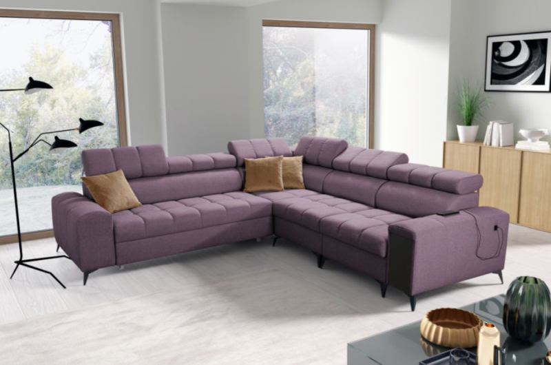 Kanapa narożna z funkcją spania z możliwością personalizacji