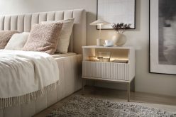 Kaszmirowa szafka nocna z podświetleniem