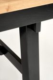 Stół rozkładany dąb naturalny z czarnym stelażem 200-280 cm FIESTA 1