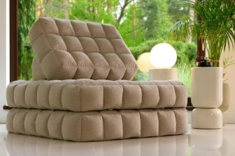 Designerski fotel do spania