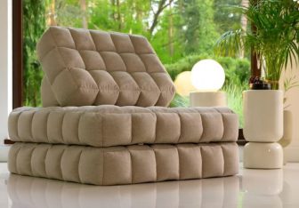 Designerski fotel do spania