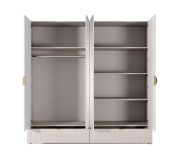 Duża szafa z zaokrąglonymi rogami 213 cm MOCCA 2