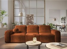 Piękna sofa salonowa rozkładana do spania