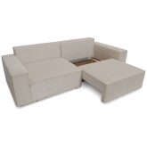 Kanapa z dużą powierzchnią spania i dwoma pojemnikami BREVA 3