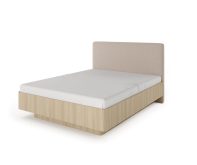 Łóżko z obłymi krawędziami dąb barista 160x200 VICTORIA 1