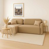 Mała kanapa rogowa z funkcją spania codziennego