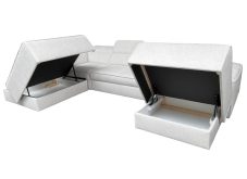 Narożnik U funkcją spania CHARLES 6 2