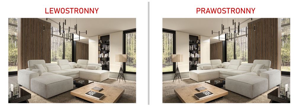 Narożnik U funkcją spania CHARLES 6 8