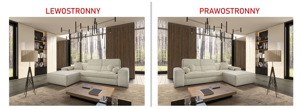 Narożnik z funkcją spania CHARLES 1 8