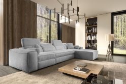 Piękny narożnik do salonu z funkcją spania