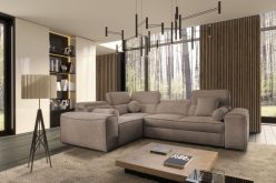 Ekskluzywny narożnik z funkcją spania z regulowanymi zagłówkami