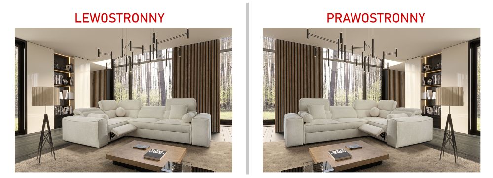 Narożnik z funkcją spania z elektrycznym podnóżkiem CHARLES 2 8