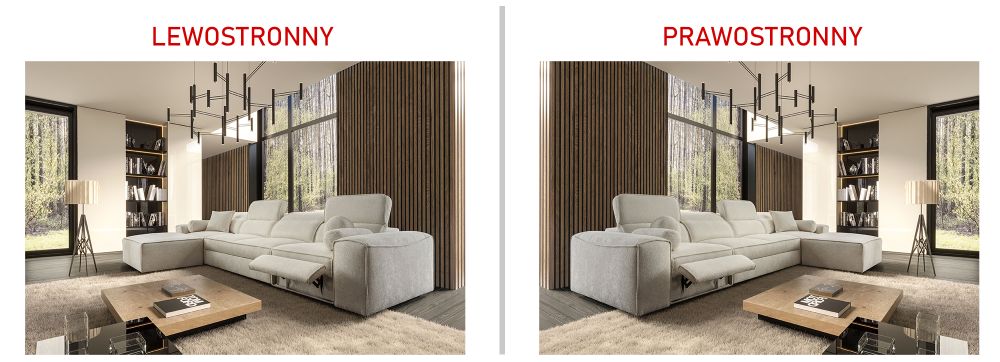 Narożnik z rozkładanym podnóżkiem z funkcją spania CHARLES 12 8