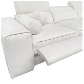 Narożnik z rozkładanym podnóżkiem z funkcją spania CHARLES 12 4