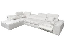 Narożnik z wysuwanym podnóżkiem elektrycznie z funkcją spania CHARLES 11 1