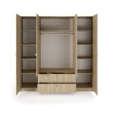 Szafa sypialniana dąb barista 213 cm VICTORIA 1