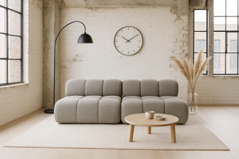 Szara sofa loftowa
