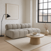 Jasnoszara sofa modułowa